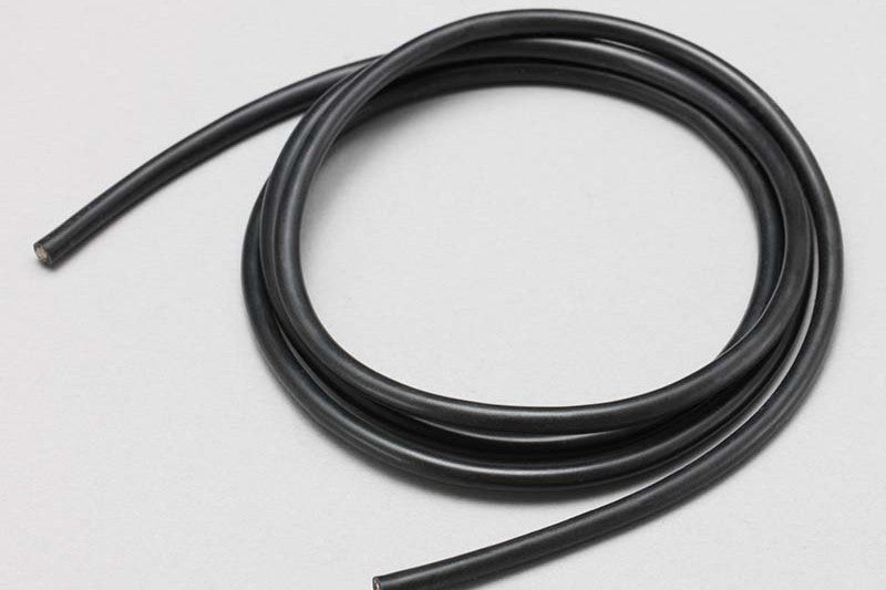12 Gauge Black Code(100cm)w/Shrink Tube
