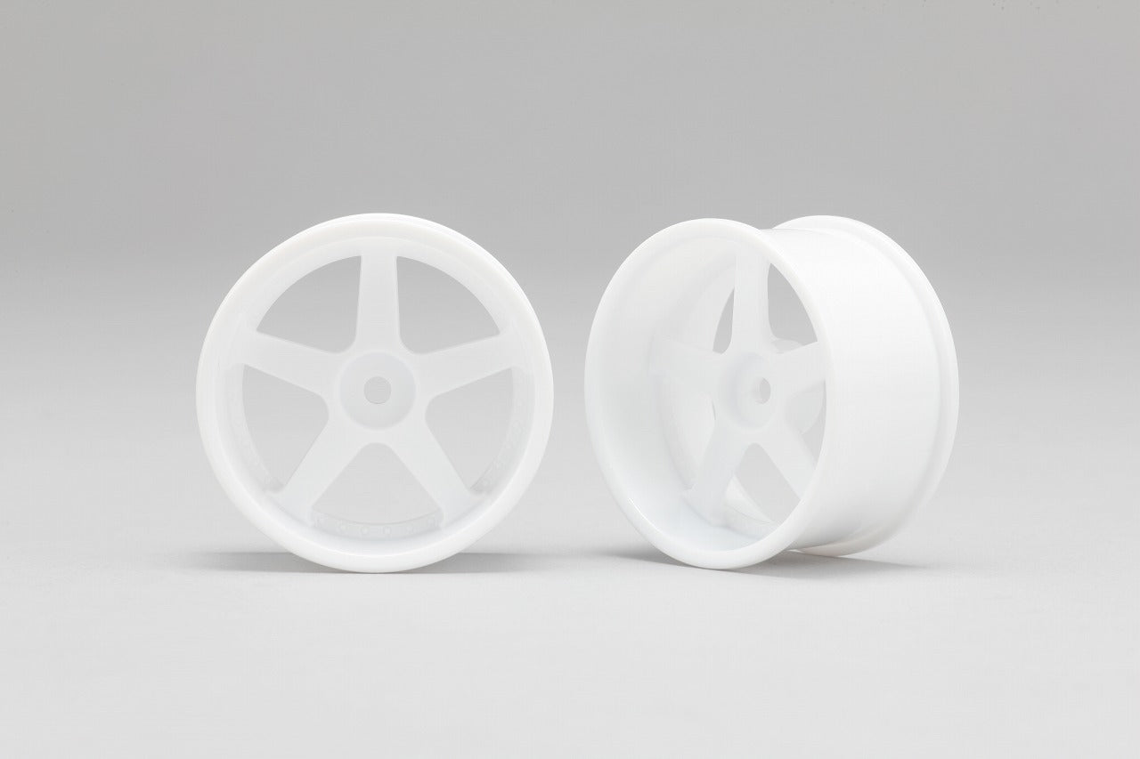 RP Drift Wheel 5spoke 01 offset 6 White