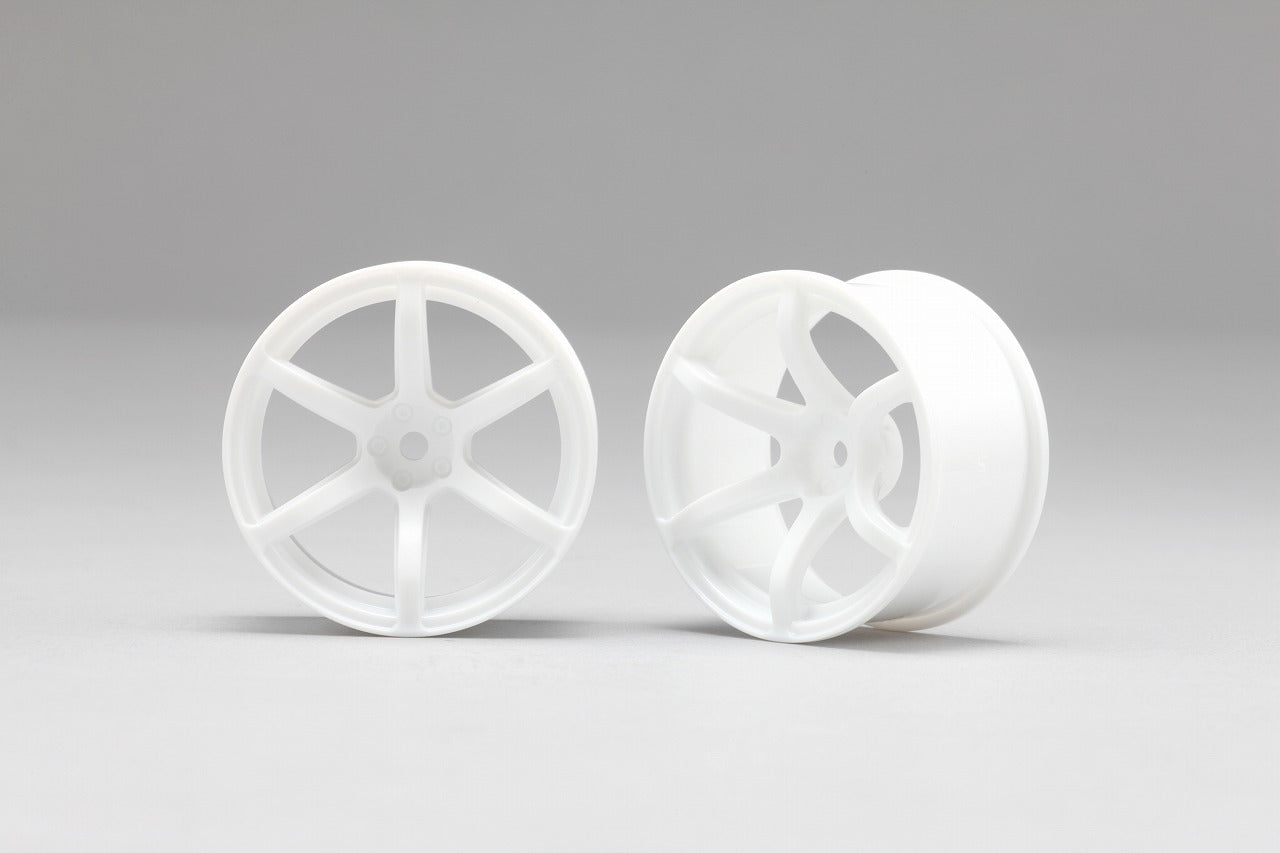 RP Drift Wheel 6spoke 01 offset 6 White