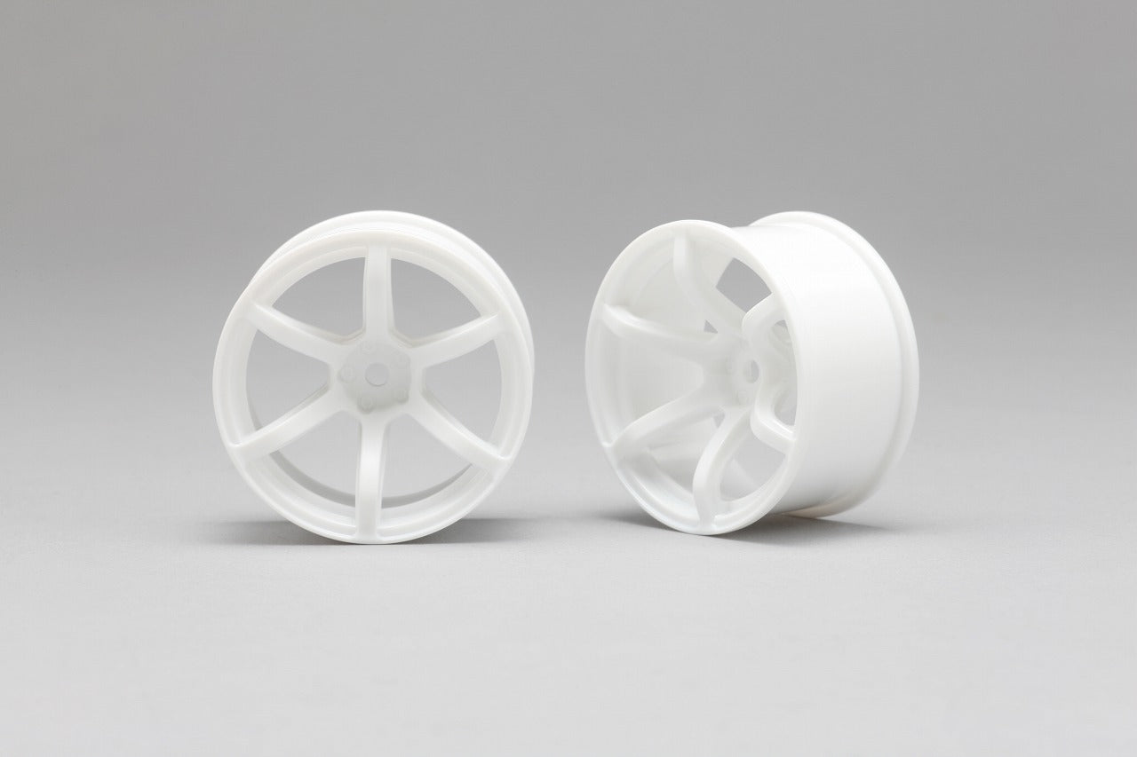 RP Drift Wheel 6spoke 01 offset 8 White