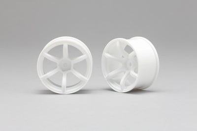 RP Drift Wheel 6spoke 01 offset 8 White
