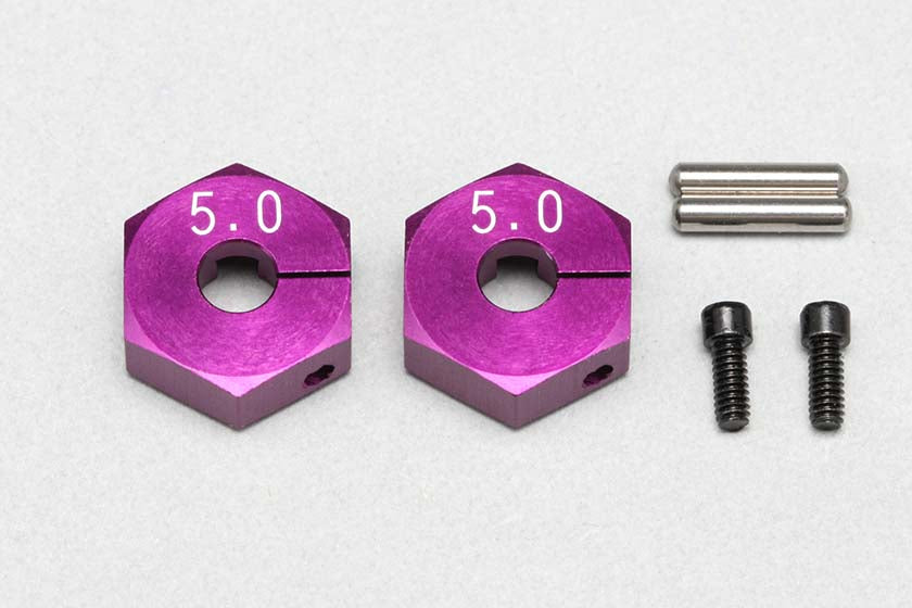 5.0mm Clamping Wheel Hub Purple