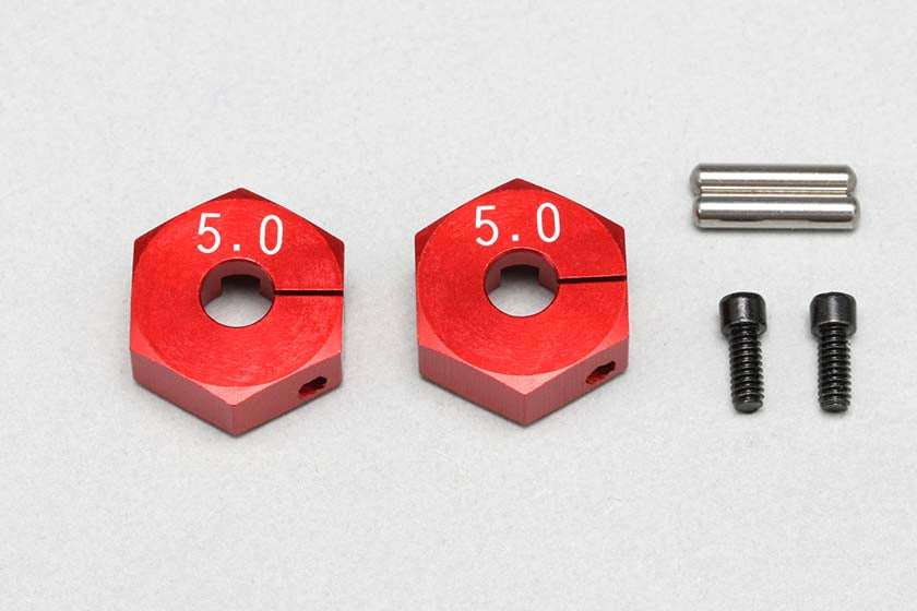 5.0mm Clamping Wheel Hub Red