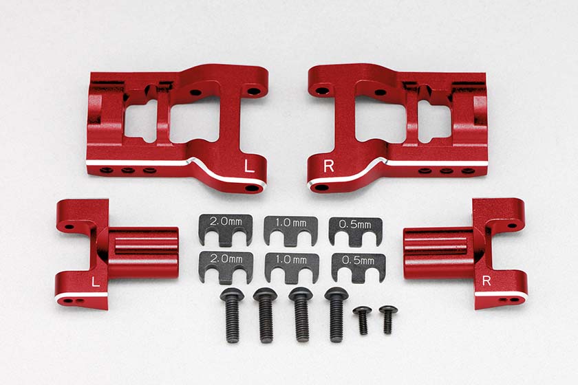 Adjust.R Short"H"Arm Kit Red for RD/SD Series
