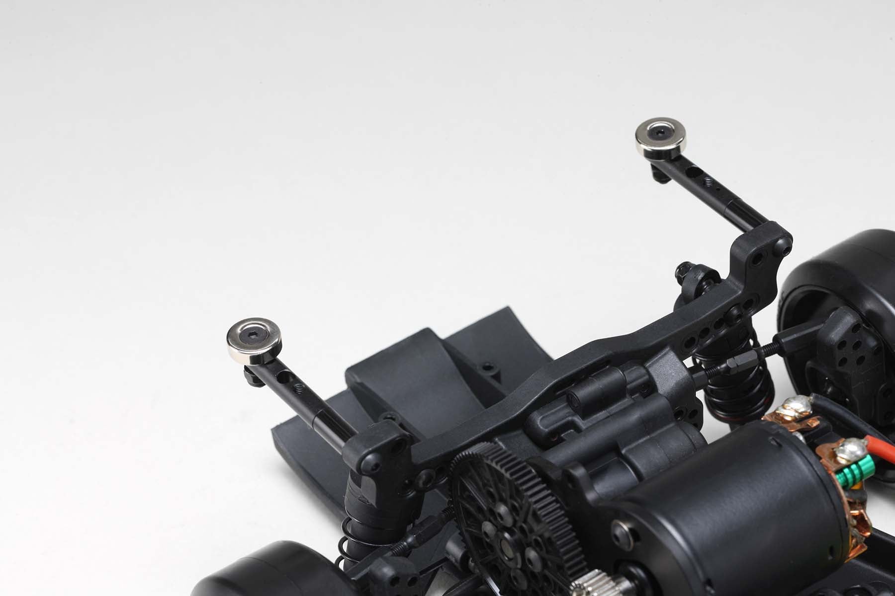 Top view of parts from the Magnet Rear Body Mount for All-Purpose in use