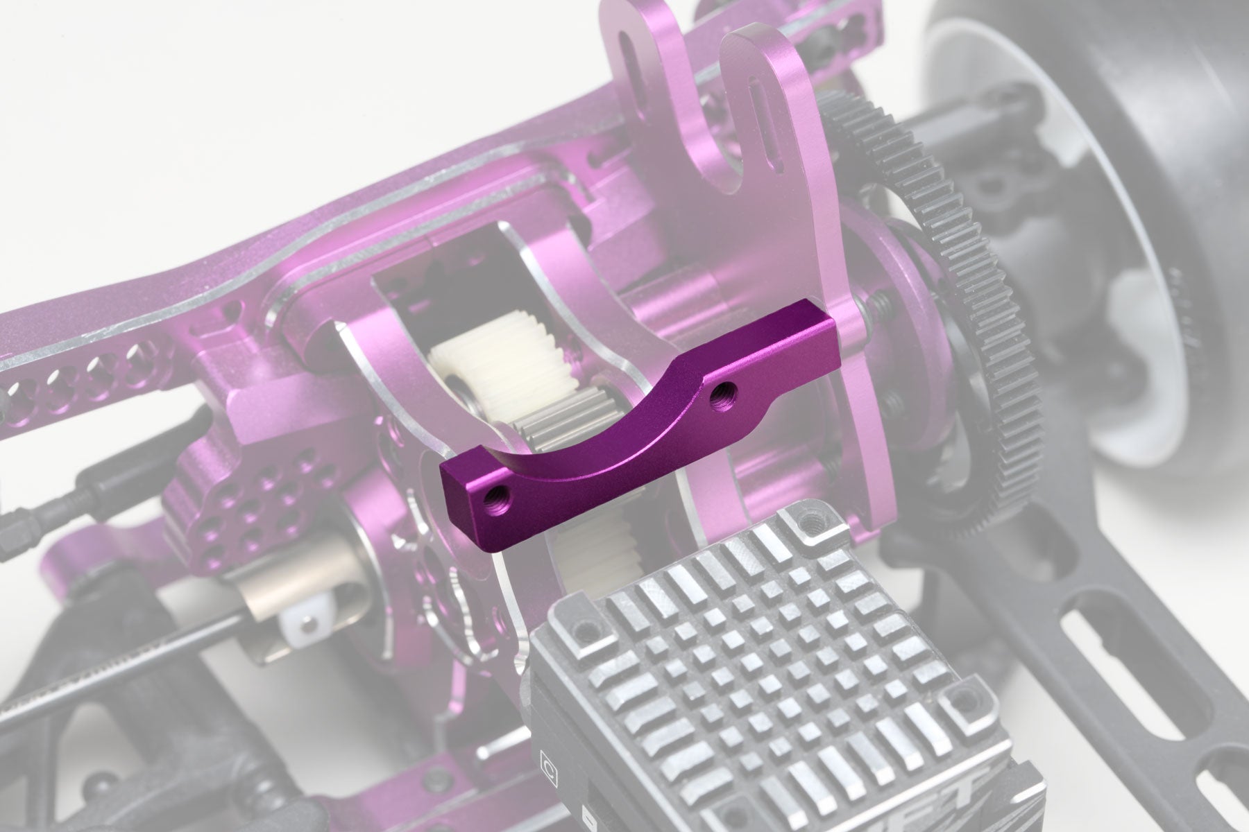 Alum. Cooling Fan Stay Purple