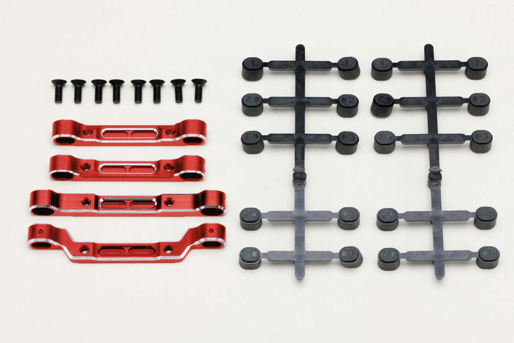 Alum.Adjustable Sus_Mount Set Red for RD2.0
