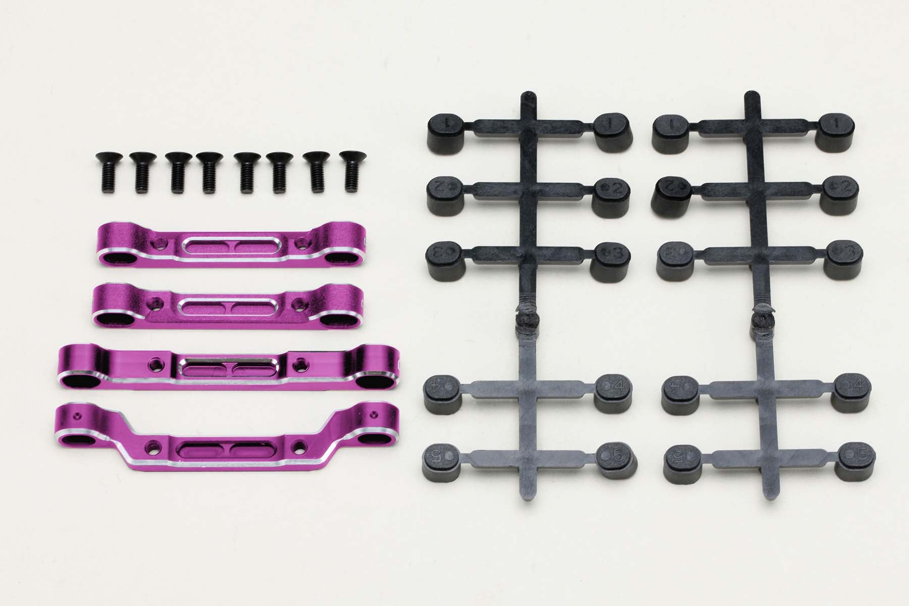 Alum.Adjustable Sus_Mount Set Purple for RD2.0