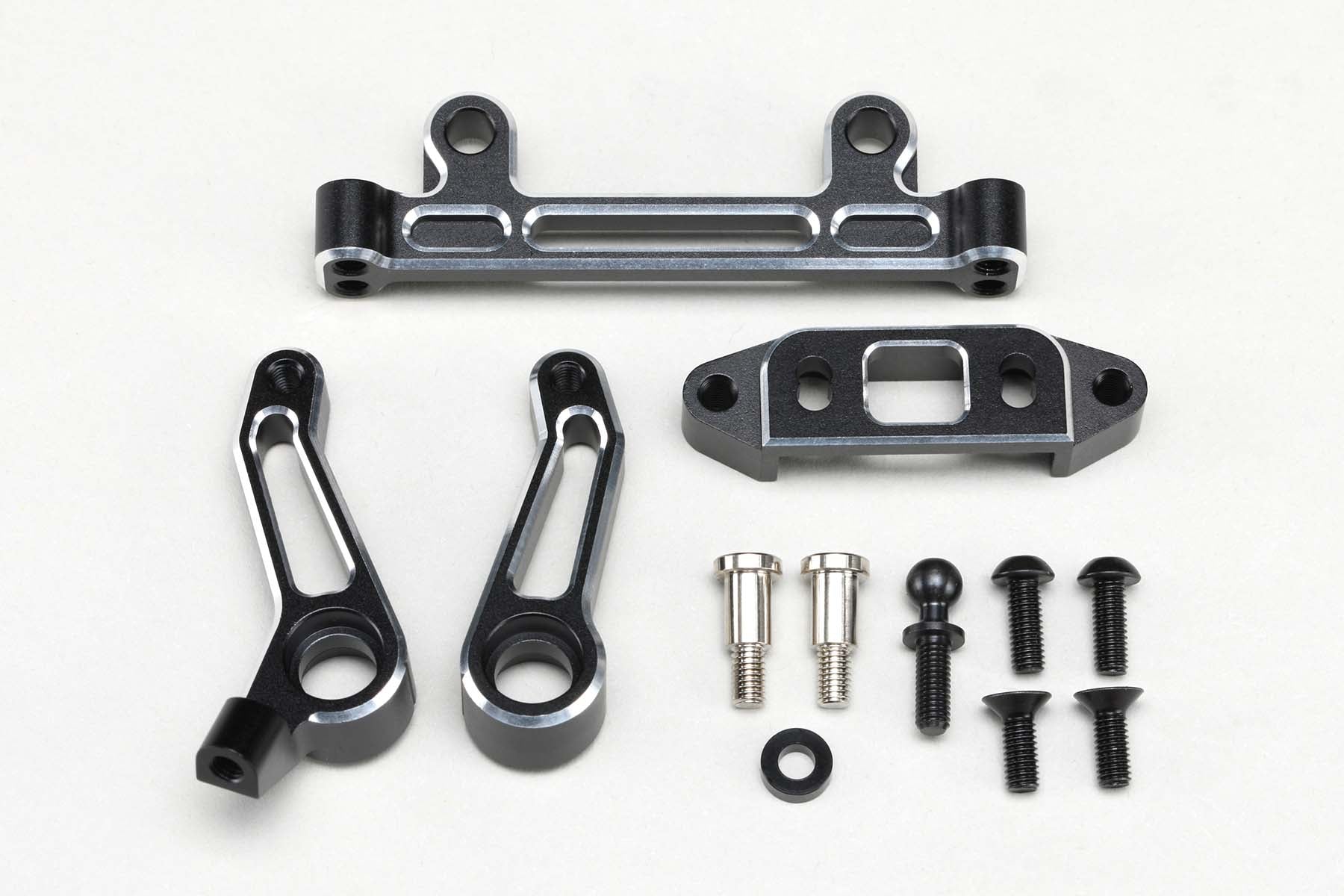 Chamfered Alum. Steering Bell Crank Set