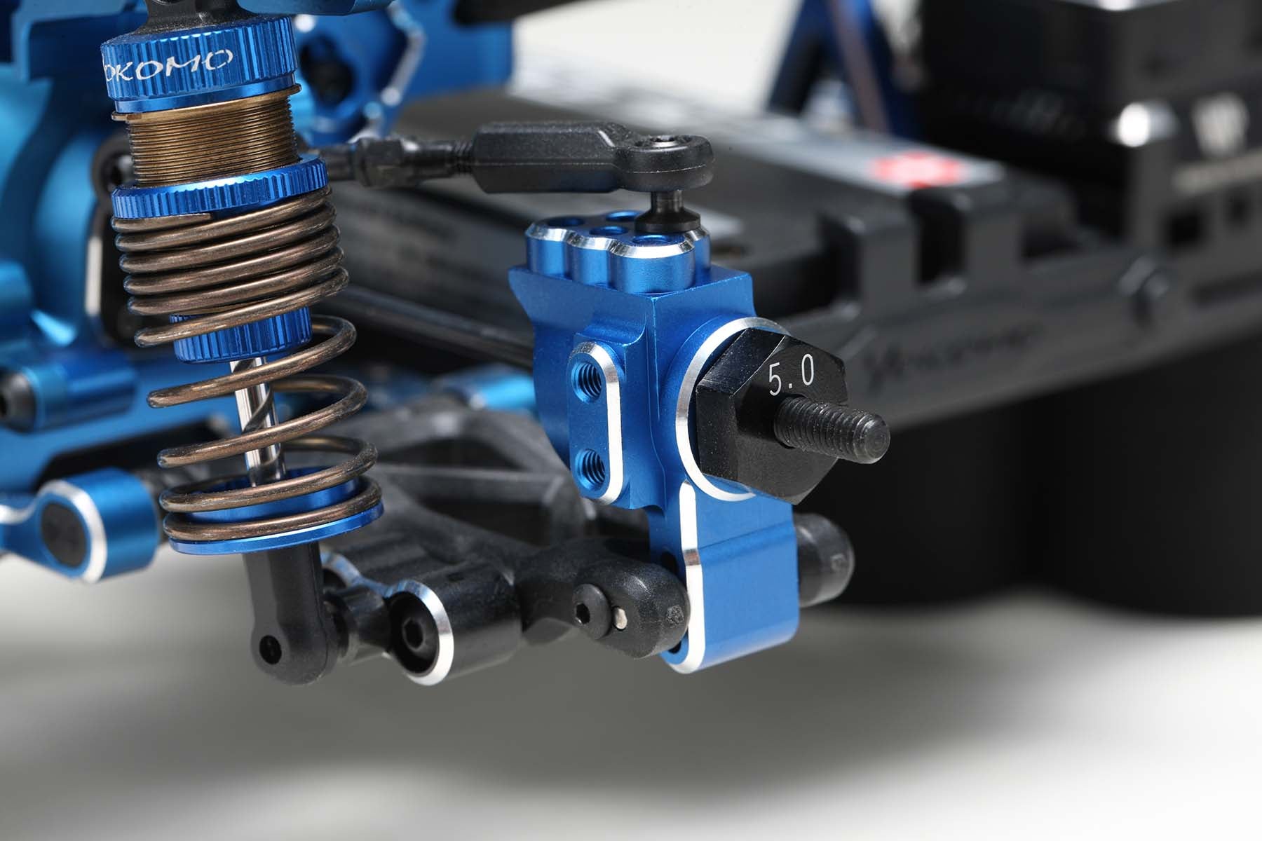 Chamfered Rear Hub Carrier Blue