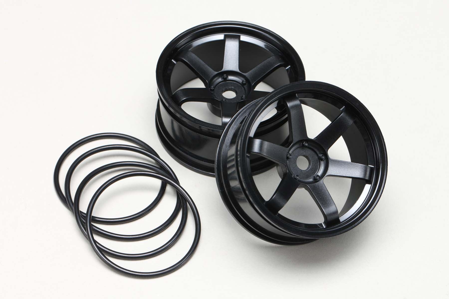Drift Wheel 6 Spoke offset 5mm(Black)