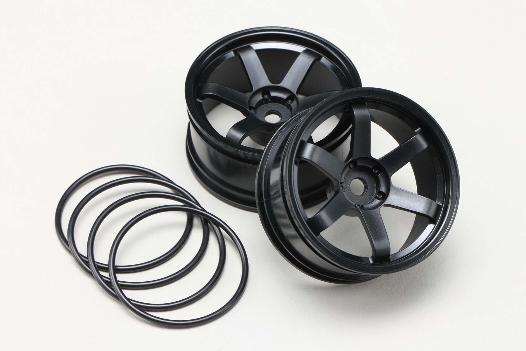 Drift Wheel 6 Spoke offset 7mm(Black)