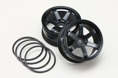 Drift Wheel 6 Spoke offset 7mm(Black)