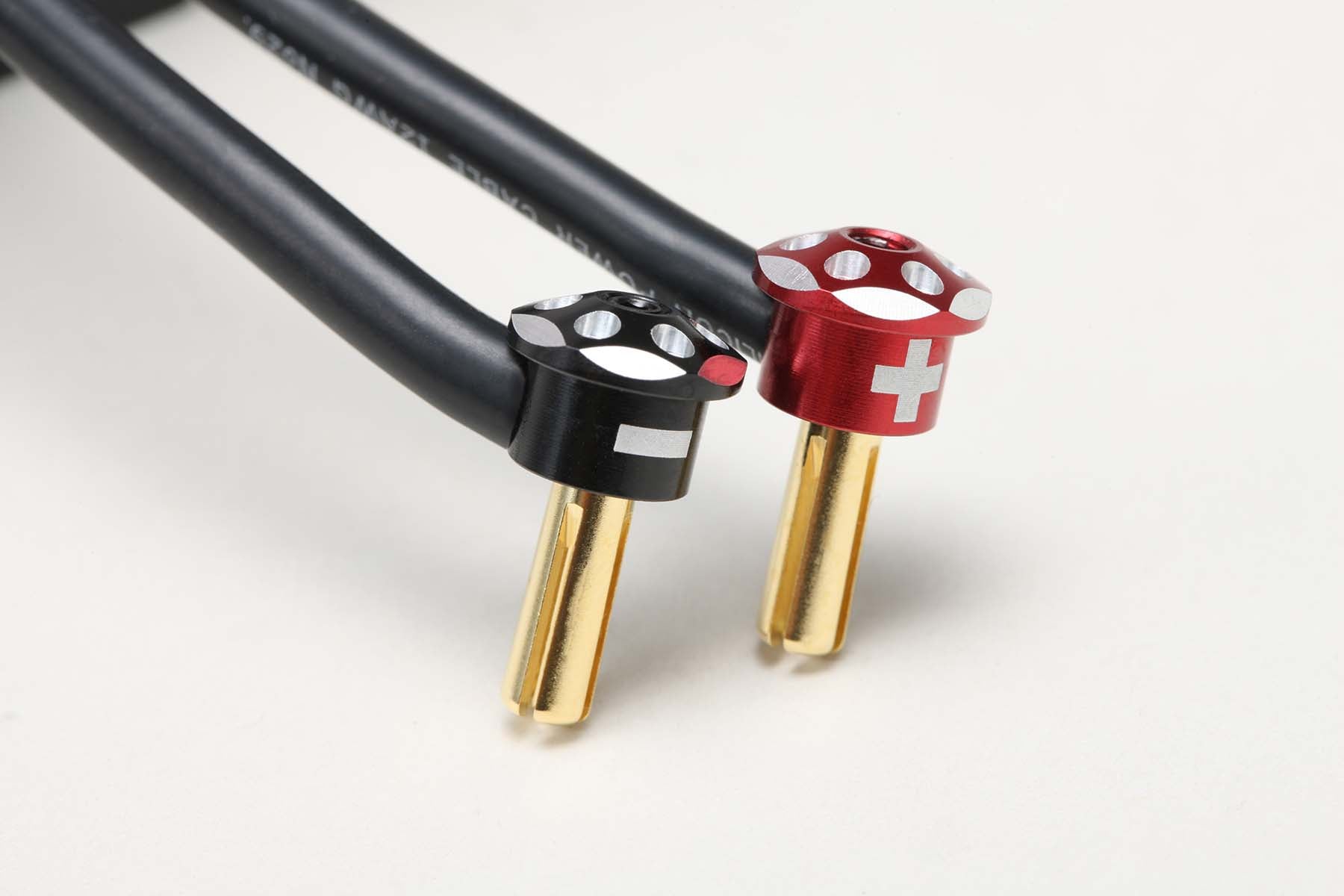 Aluminum Plug Cap Set φ4(Red/Black)