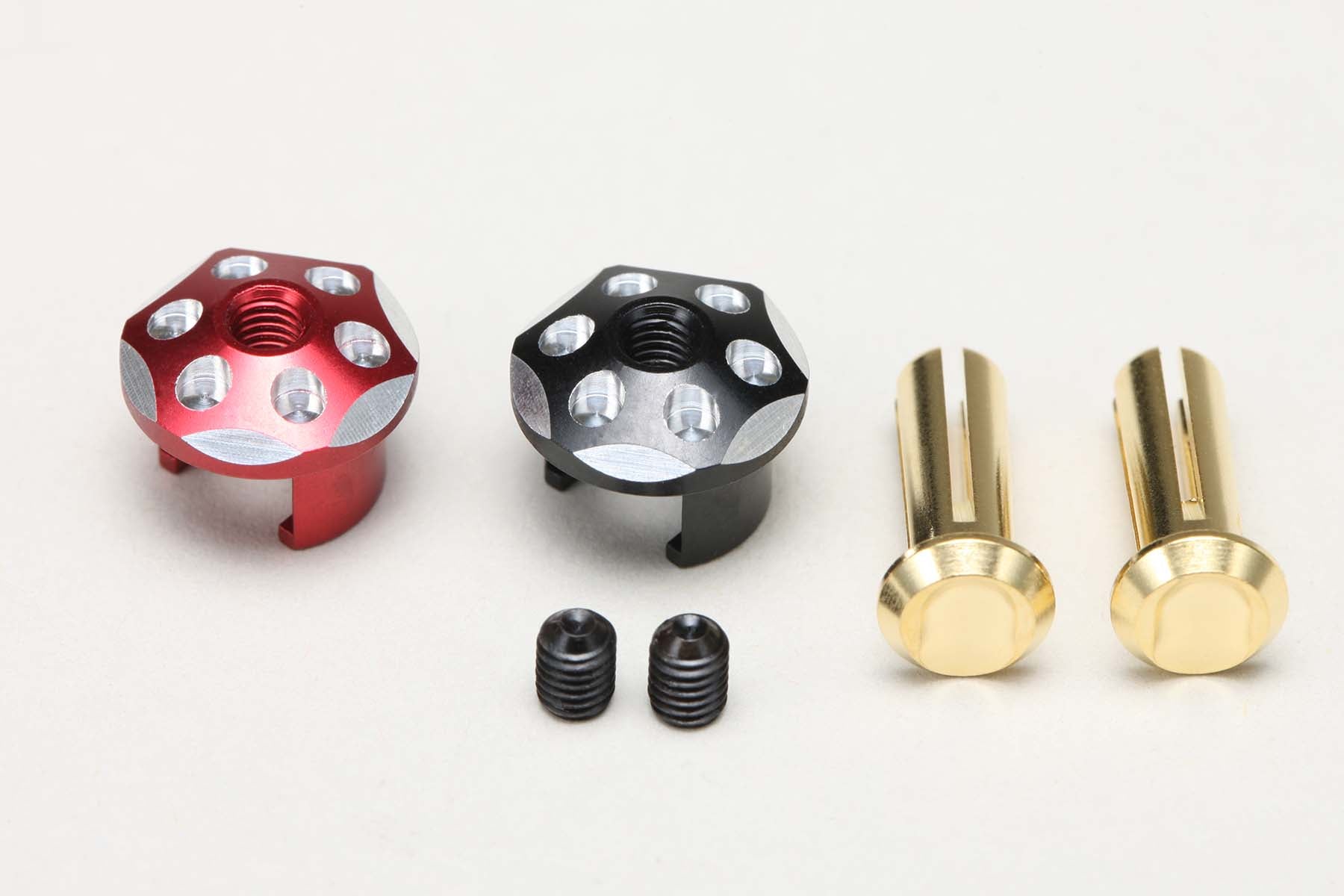 Aluminum Plug Cap Set φ4(Red/Black)